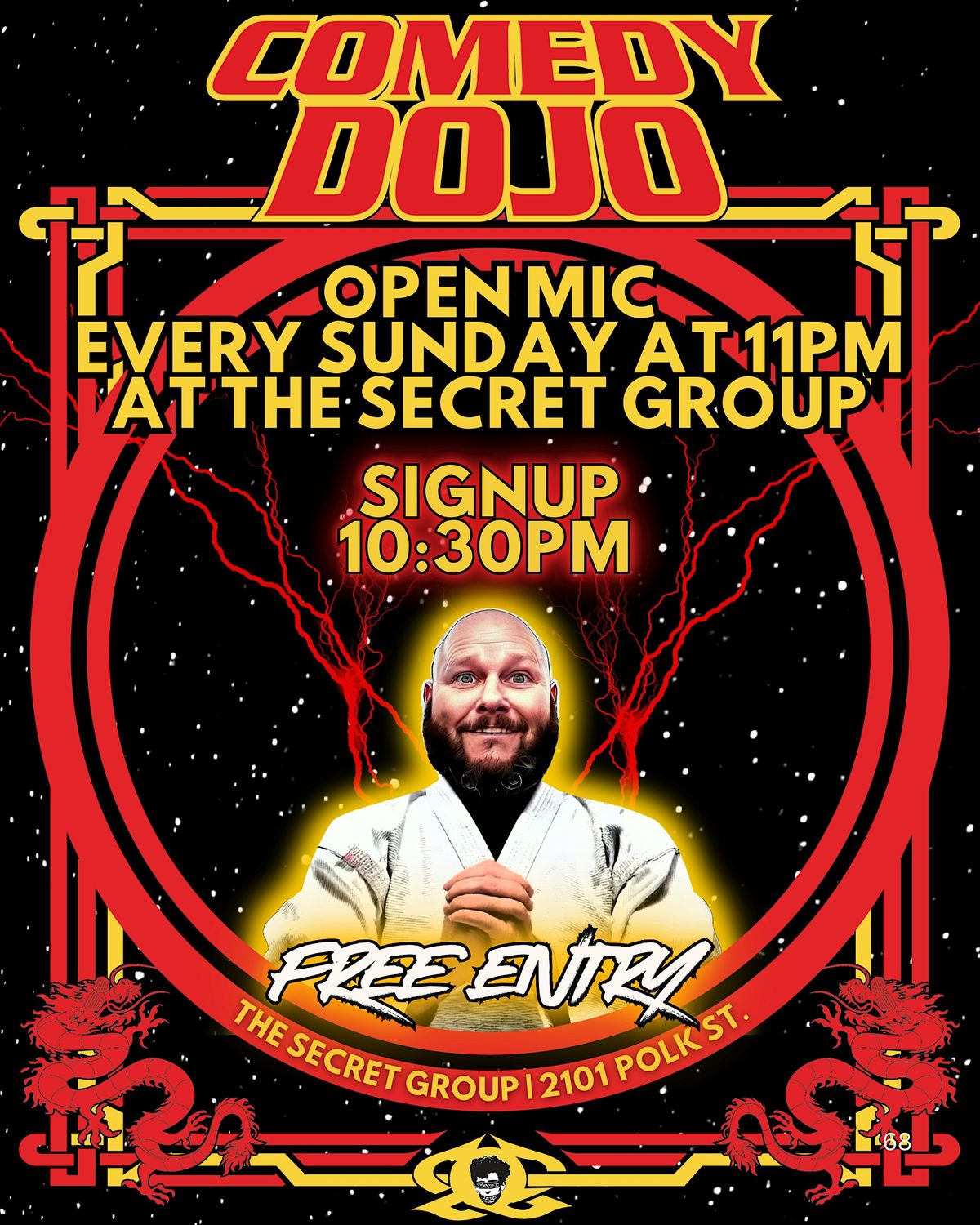 Comedy Dojo Sunday Open Mic, 12 October | Event in Houston | AllEvents
