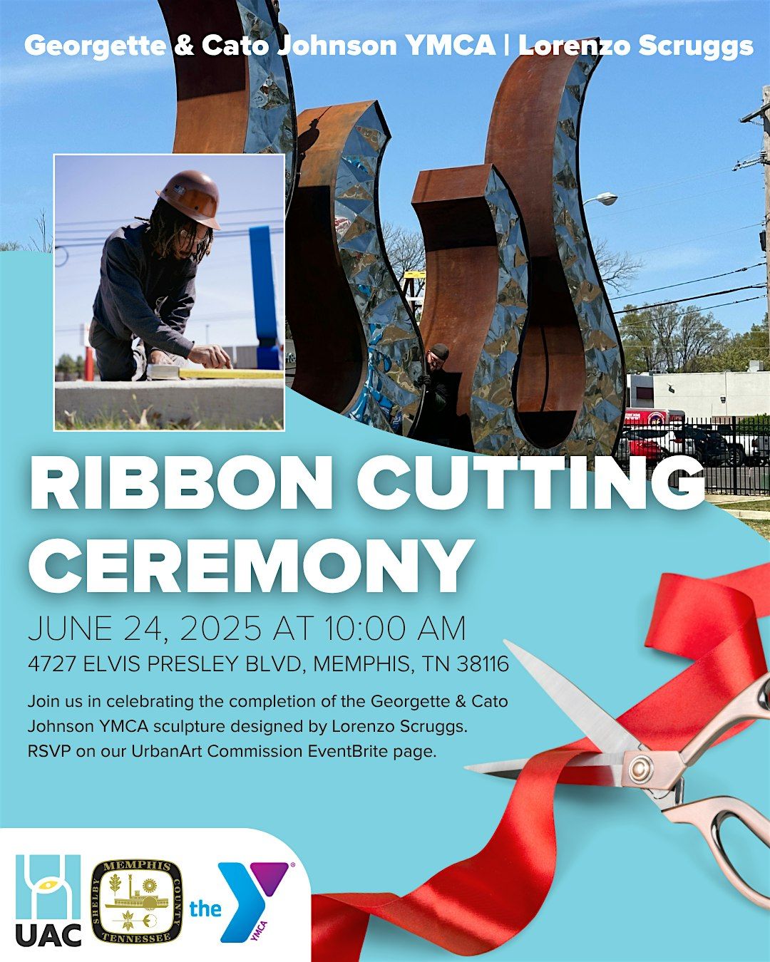 Whitehaven Sculpture by Lorenzo Scruggs with UAC, 24 June | Event in Memphis | AllEvents