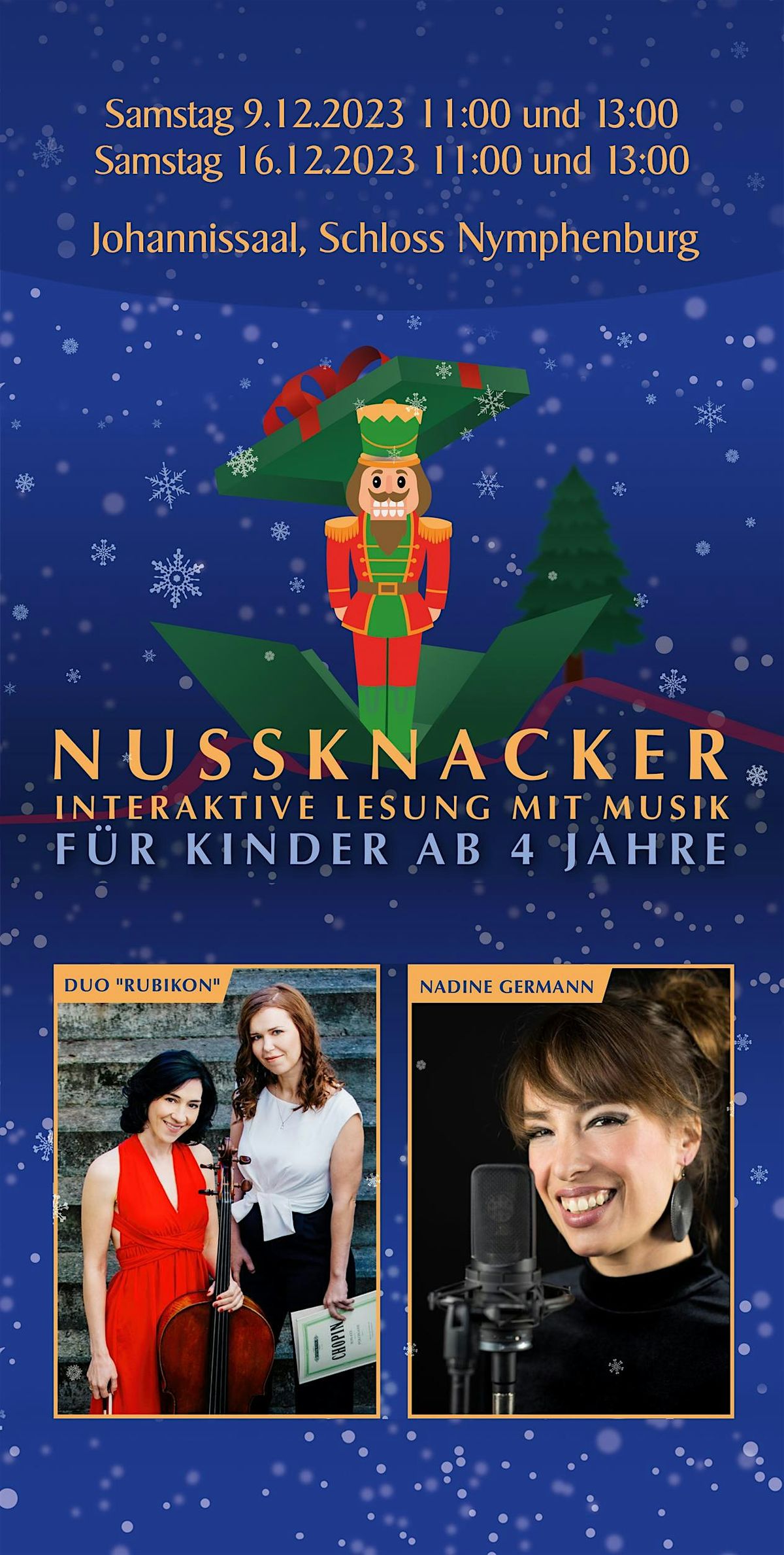 Der Nussknacker- interaktive Lesung mit der Musik für Kinder ab 4 Jahre, 13 December | Event in Munich | AllEvents