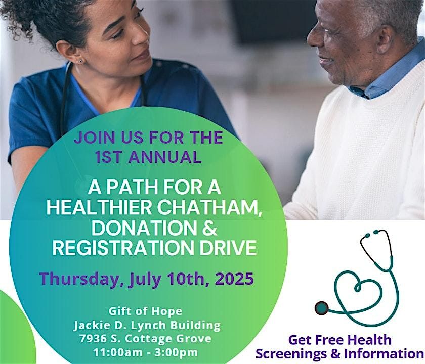 1st Annual  - A Path for a Healthier Chatham, Donation and Registration, 10 July | Event in Chicago | AllEvents