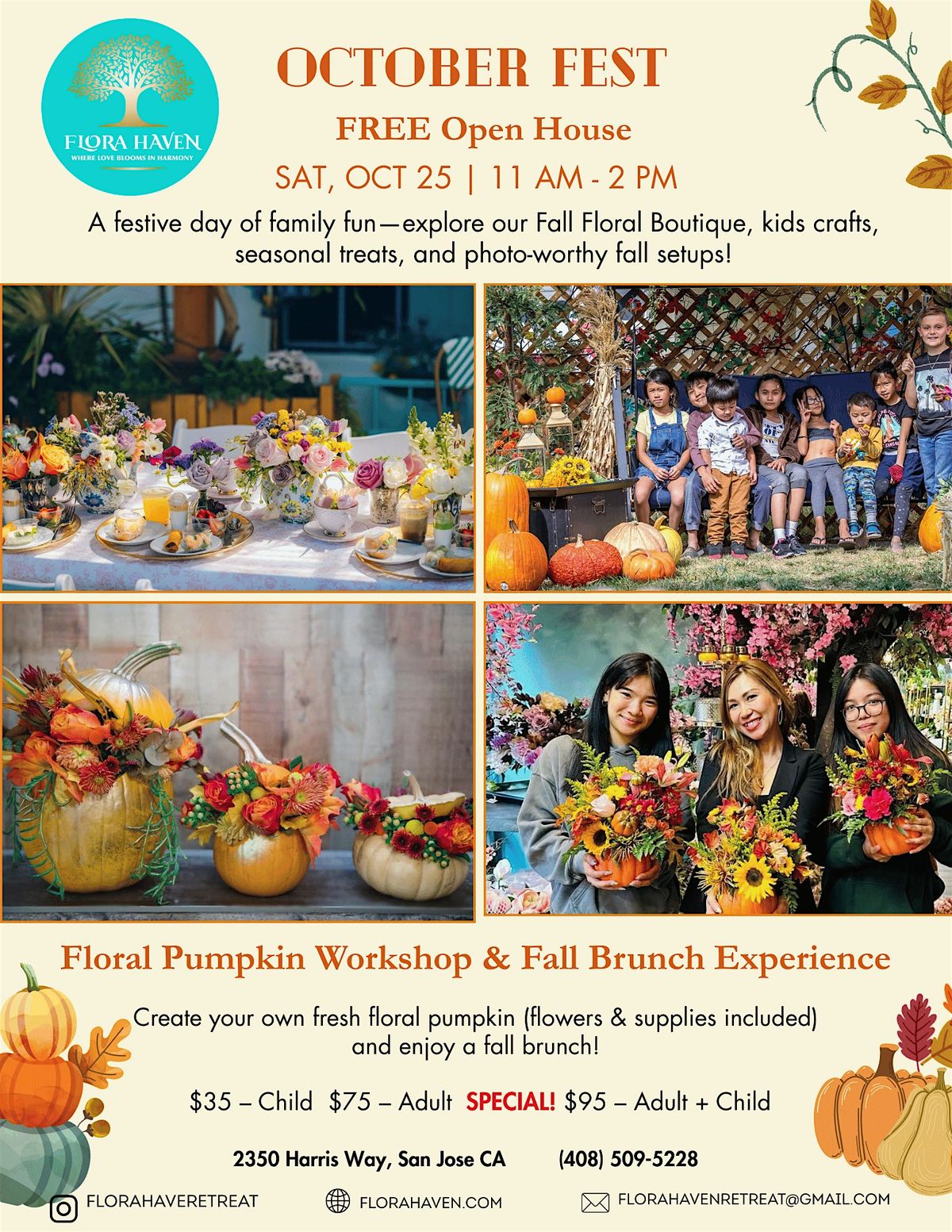 October Fest- FREE Open House, 25 October | Event in San Jose | AllEvents