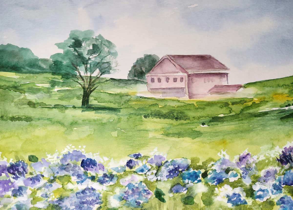 Sip & Paint- Watercolor for Beginners- Vineyard Days!, 31 July | Event in Dartmouth | AllEvents