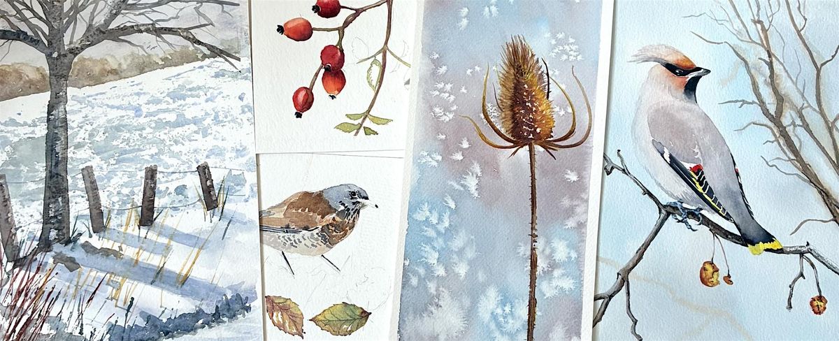 The Naze - Winter Birds and Frosty Berries Drawing and Painting Class, 13 December | Event in Harwich | AllEvents