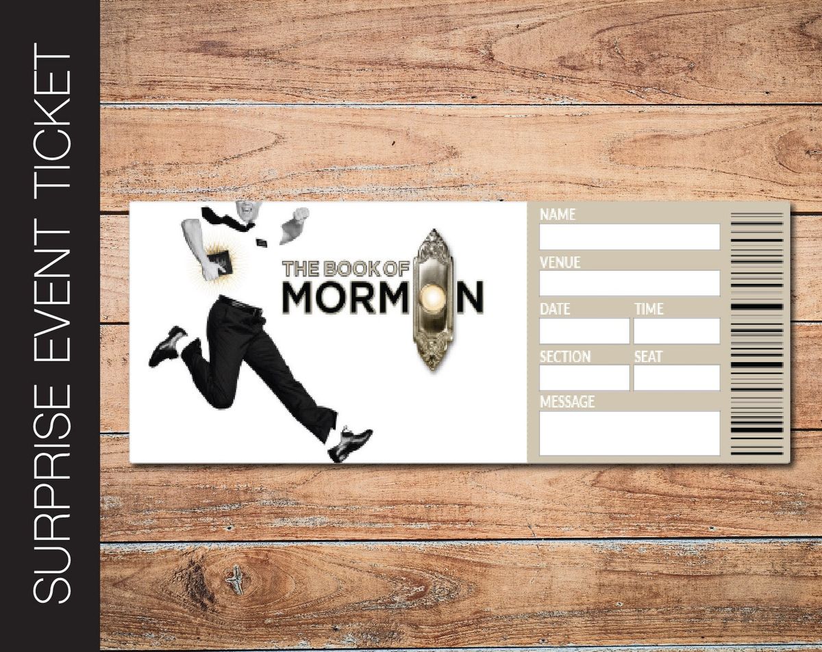 The Book of Mormon at Flynn Center for the Performing Arts, 24 March | Event in Burlington | AllEvents