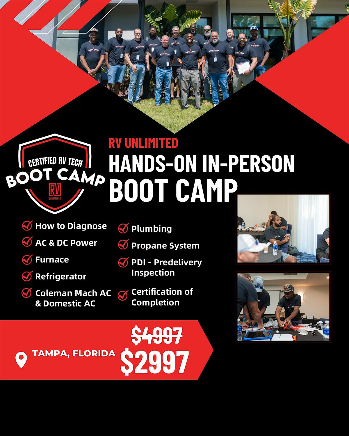 RV Tech Hands-On Training Boot Camp – Learn to Repair RVs/Motorhomes, 16 June | Event in Buffalo | AllEvents