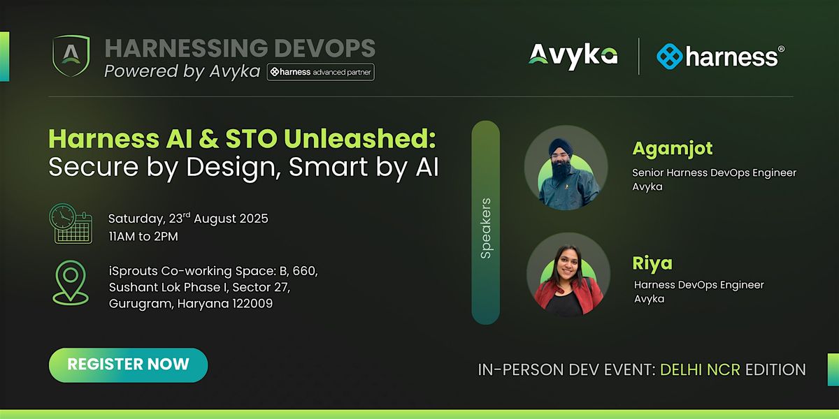 Harnessing DevOps: Powered by Avyka | Delhi NCR Edition, 23 August | Event in Gurugram | AllEvents