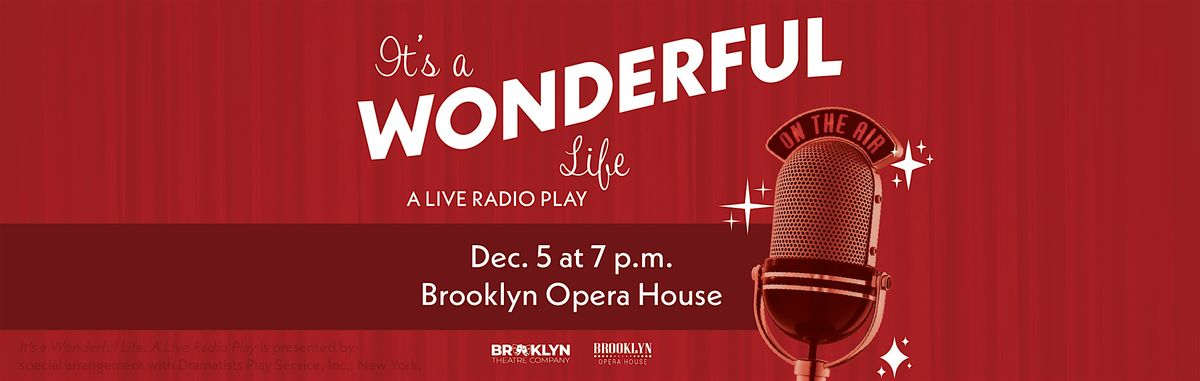 Brooklyn Community Theatre Presents It's a Wonderful Life, 5 December | Event in Brooklyn | AllEvents