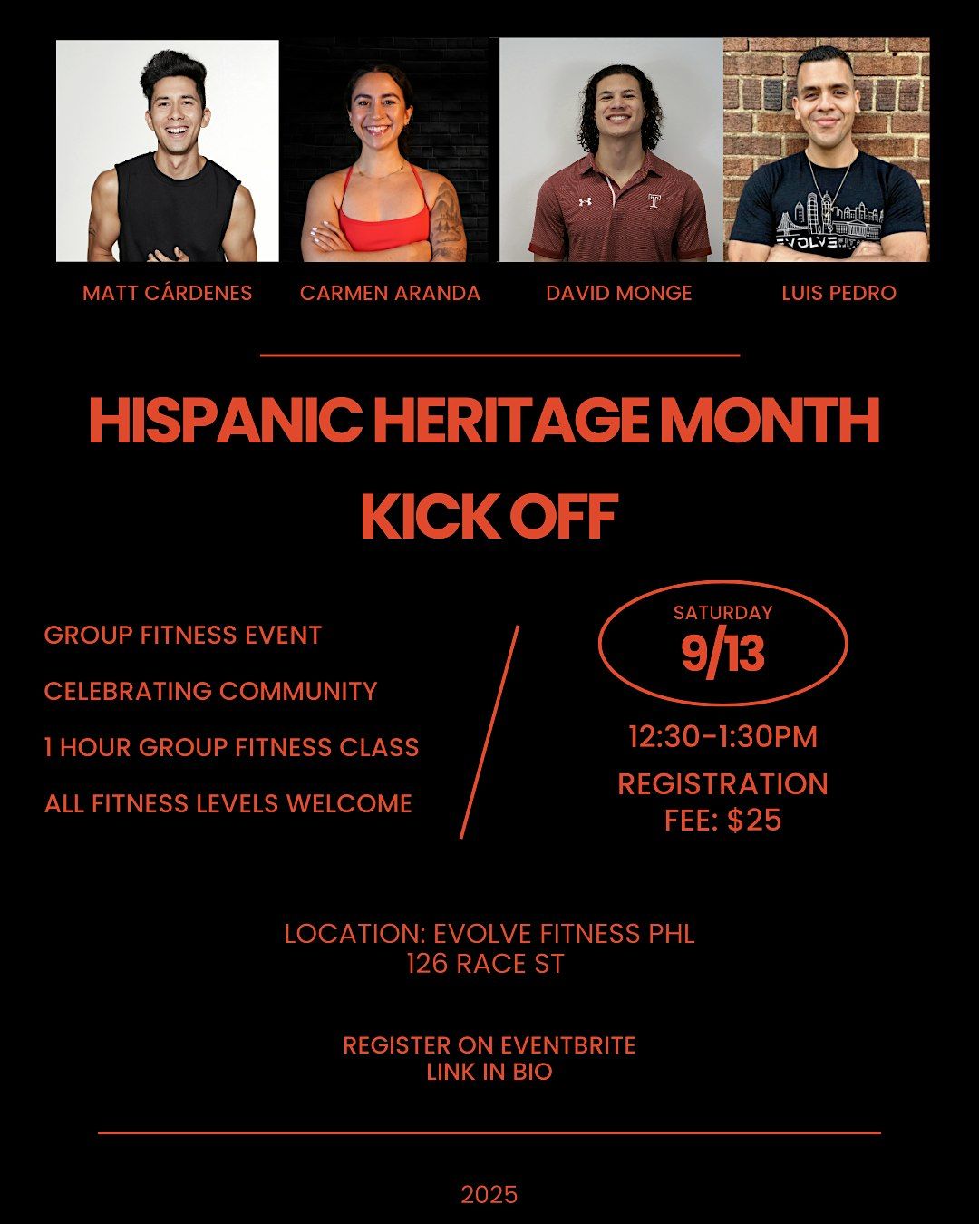 Hispanic Heritage Month Kick Off Work Out, Evolve Fitness PHL ...