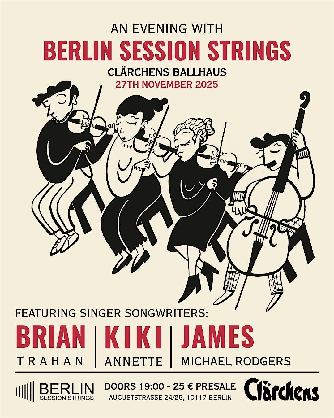 An Evening with Berlin Session Strings, 27 November | Event in Berlin | AllEvents