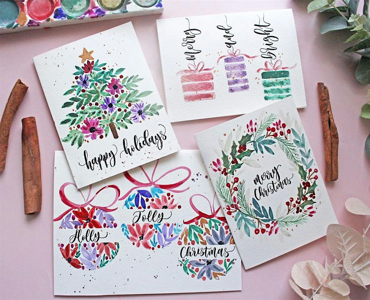 Christmas Watercolour and Brush Calligraphy Workshop, 23 November | Event in Brighton and Hove | AllEvents