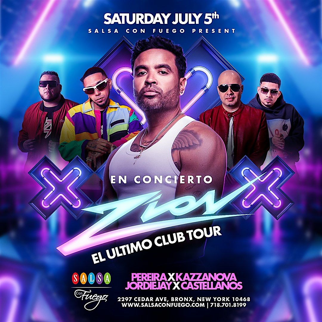 Zion En Concierto July 5th at Salsa Con Fuego | Event in The Bronx | AllEvents
