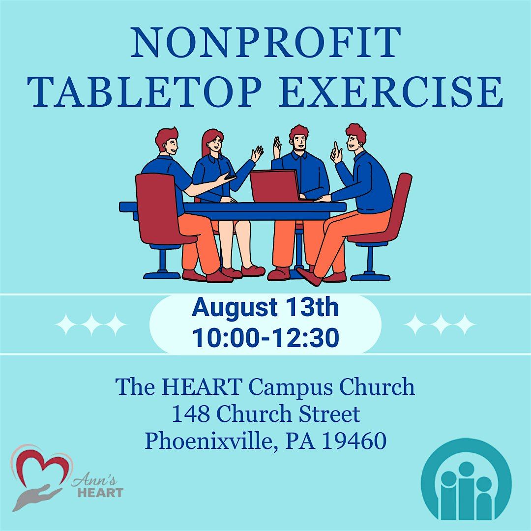 Tabletop Exercise: Strengthening Nonprofit Preparedness, 13 August | Event in Phoenixville | AllEvents