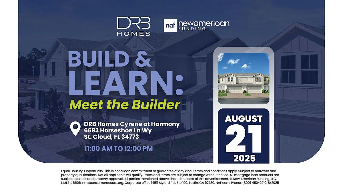 Build & Learn - Meet the Builder, 21 August | Event in St. Cloud | AllEvents