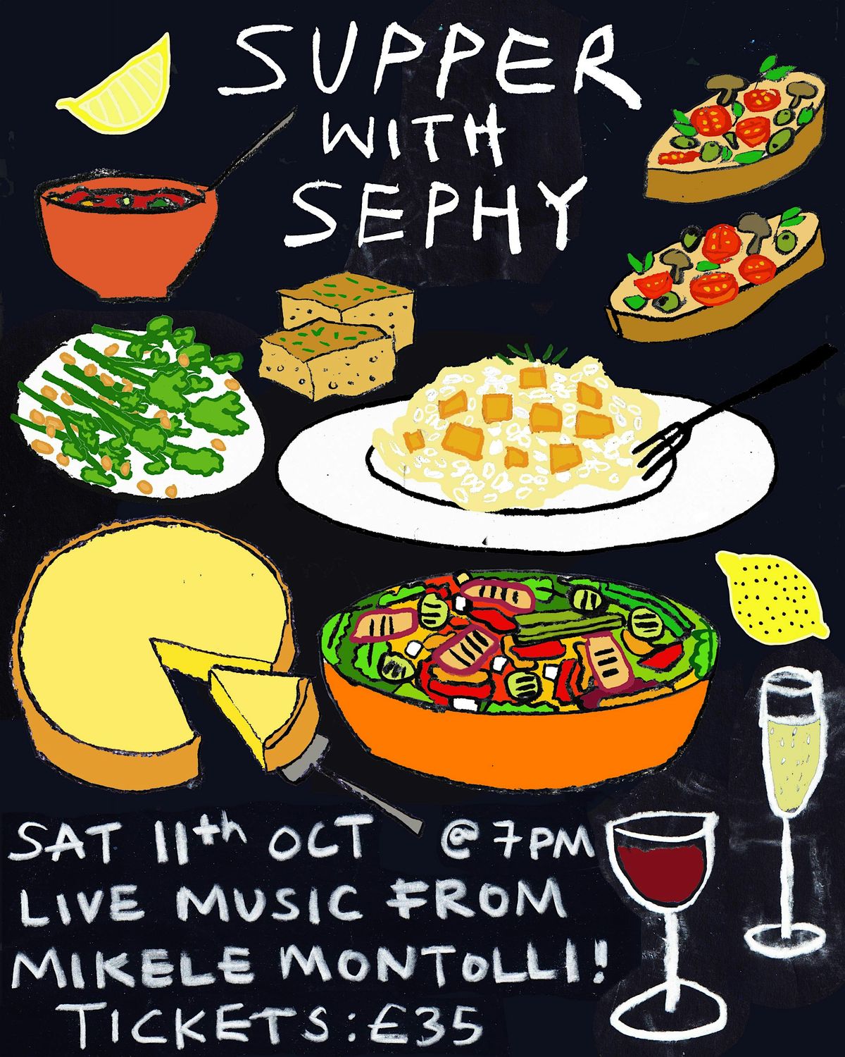 Supper with Sephy!, 11 October | Event in London | AllEvents