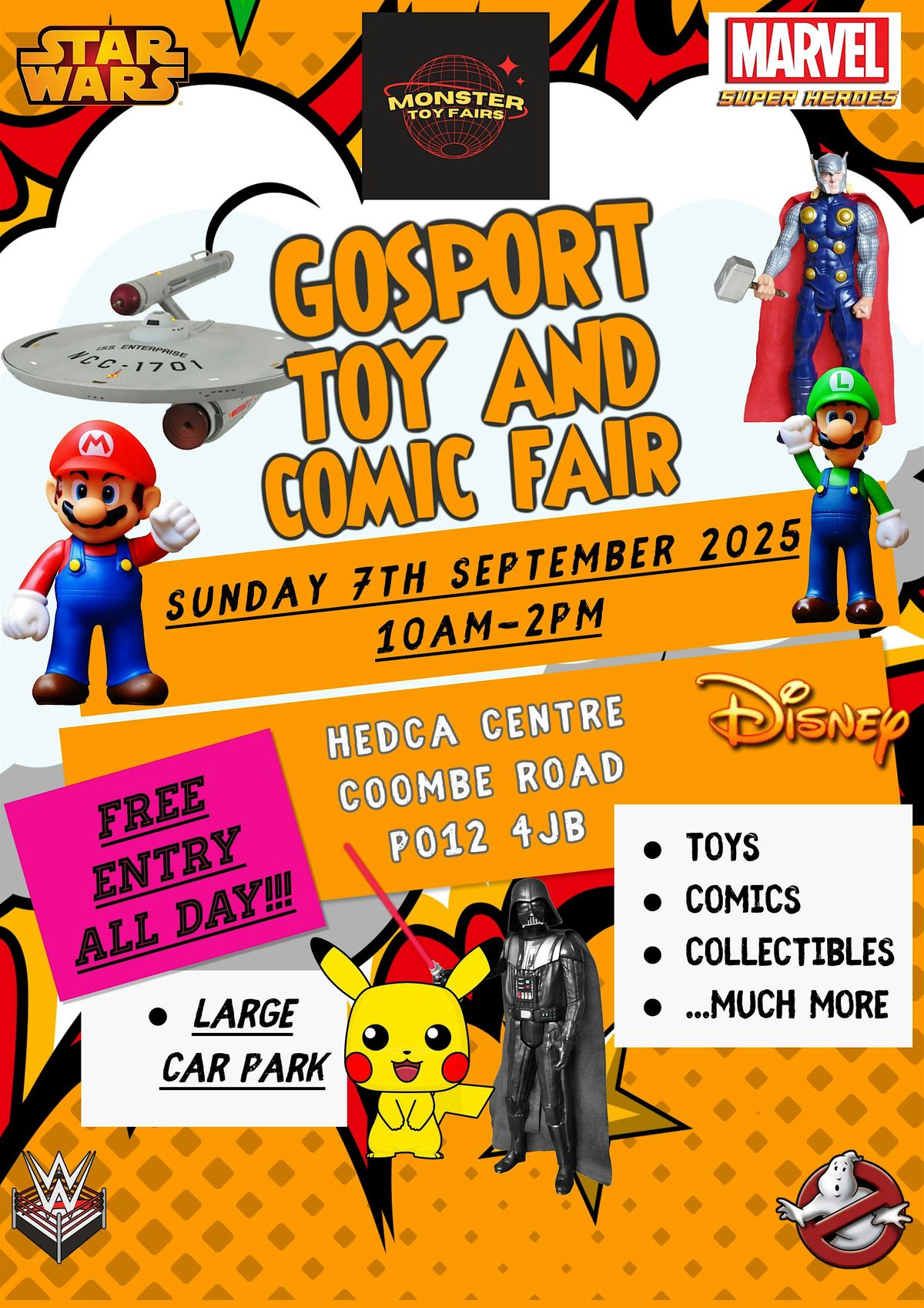 Gosport Toy and Comic Fair, 7 September | Event in Gosport | AllEvents