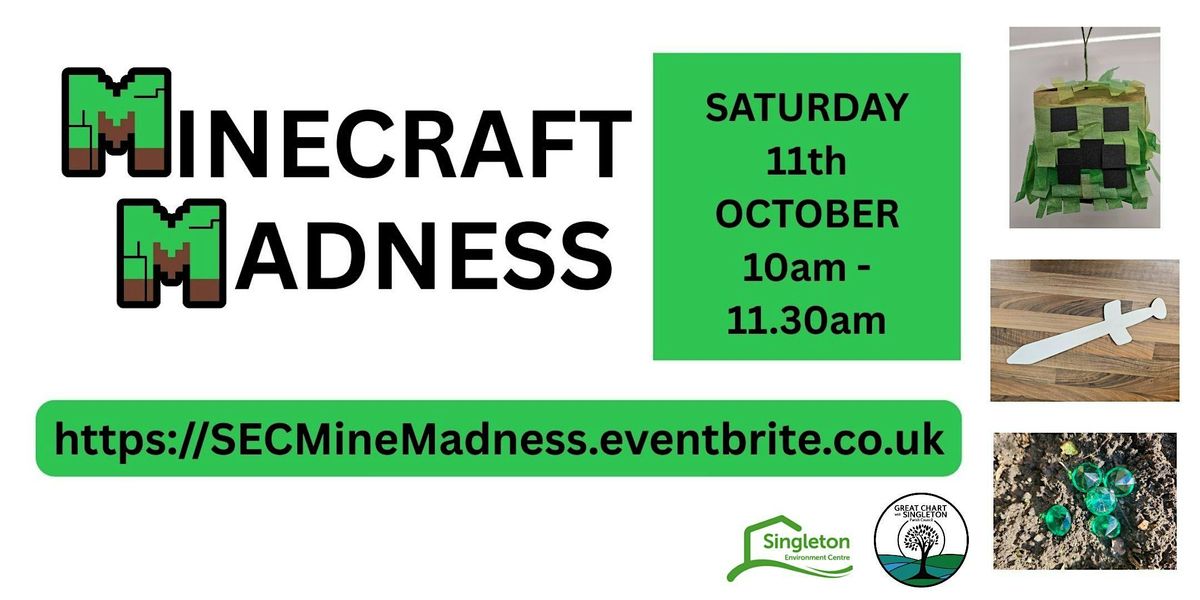 Minecraft Madness, 11 October | Event in Ashford | AllEvents