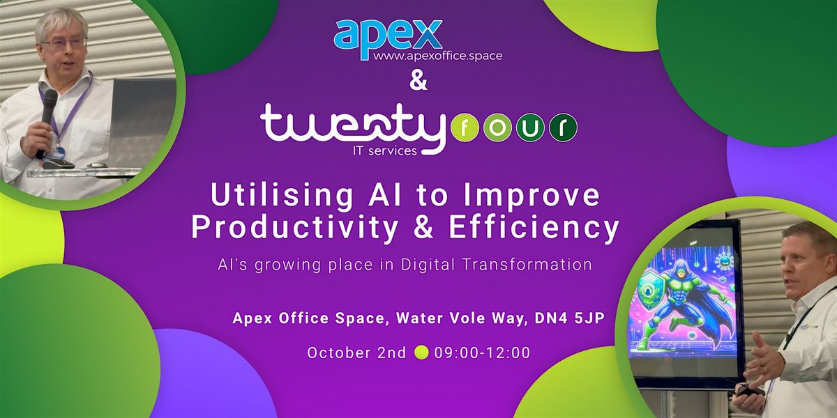 Using AI to Improve Productivity & Efficiency, 2 October | Event in Doncaster | AllEvents
