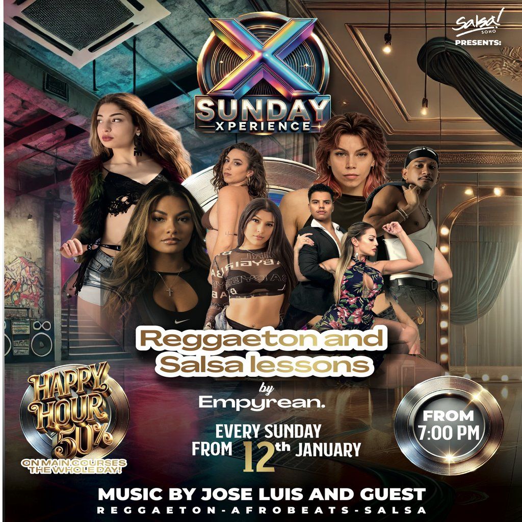 The Sunday X-Perience . Happy Hour 4-8pm Free entry B4 8pm | Event in London | AllEvents