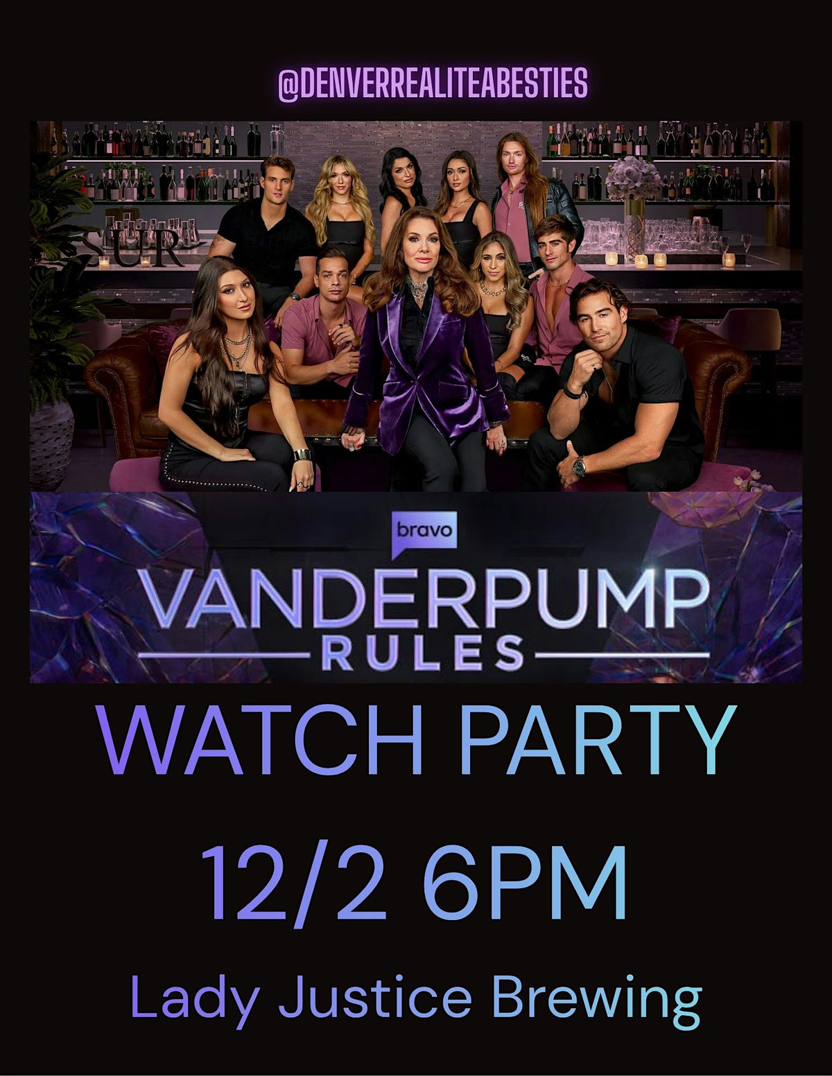 Vanderpump Rules Premiere Watch Party!, 2 December | Event in Englewood | AllEvents