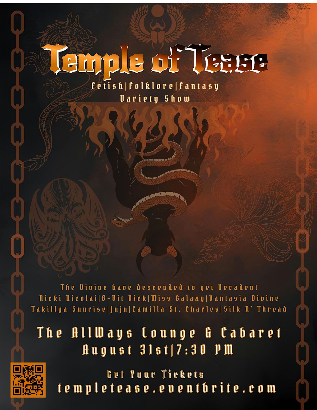 Temple of Tease, 31 August | Event in New Orleans | AllEvents