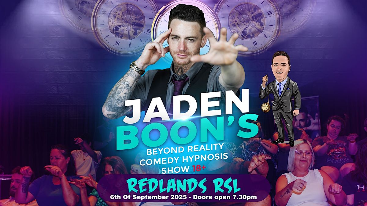 Beyond Reality - Jaden Boon's Comedy Hypnosis Show 18+, 6 September | Event in Cleveland | AllEvents