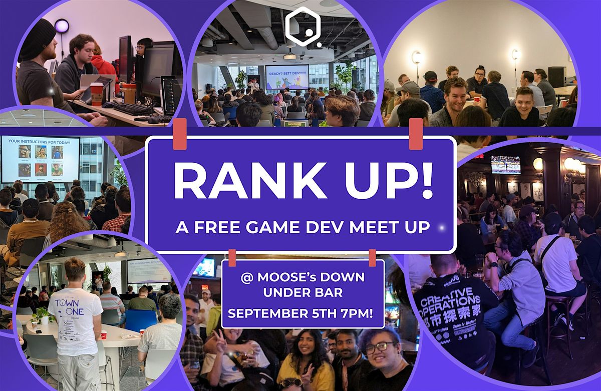 Rank Up! A Game Dev Meet Up, 5 September | Event in Vancouver | AllEvents