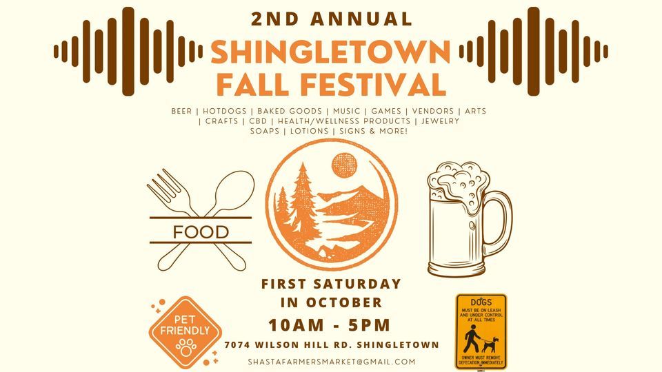 2nd Annual Shingletown Fall Festival , Shingletown Library 7074 Wilson