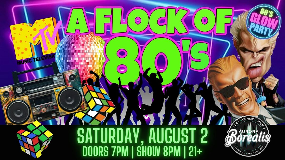 A Flock of 80's, 2 August | Event in Shoreline | AllEvents