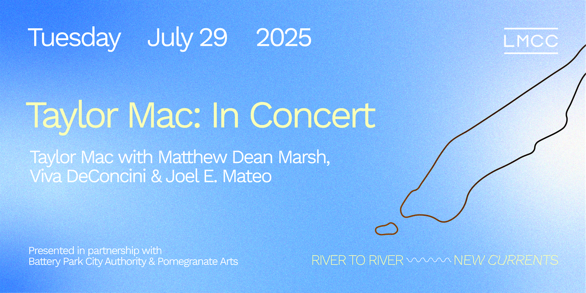 Taylor Mac: In Concert, 29 July | Event in New York | AllEvents