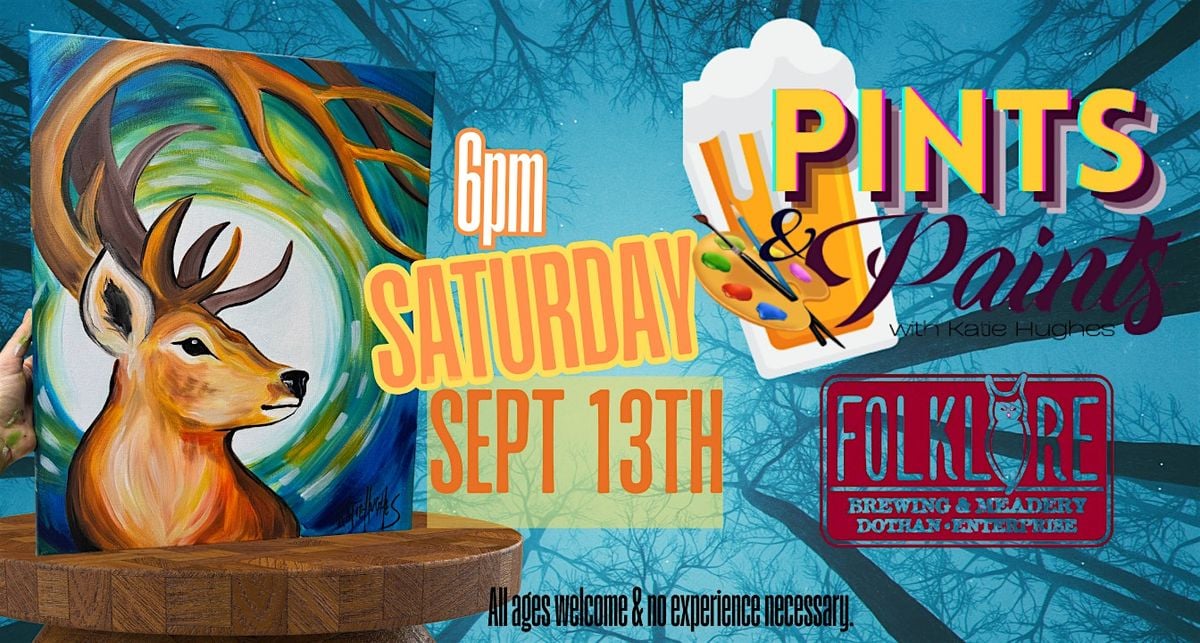 Pints & Paints at Folklore Brewing Dothan, 13 September | Event in Dothan | AllEvents