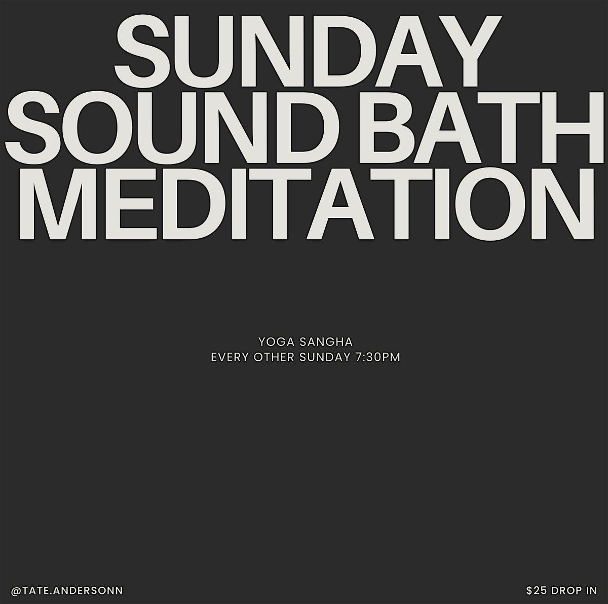 Sound Bath Meditation $25 (To register: myyogasangha.com) | Event in Washington | AllEvents
