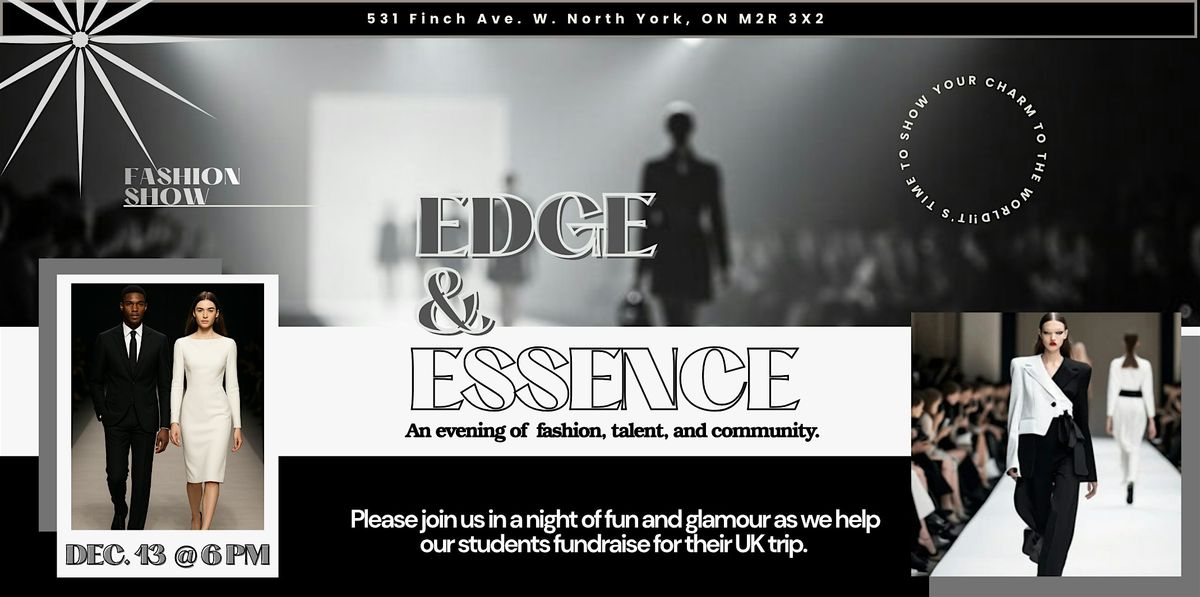 Edge & Essence, 13 December | Event in Toronto | AllEvents