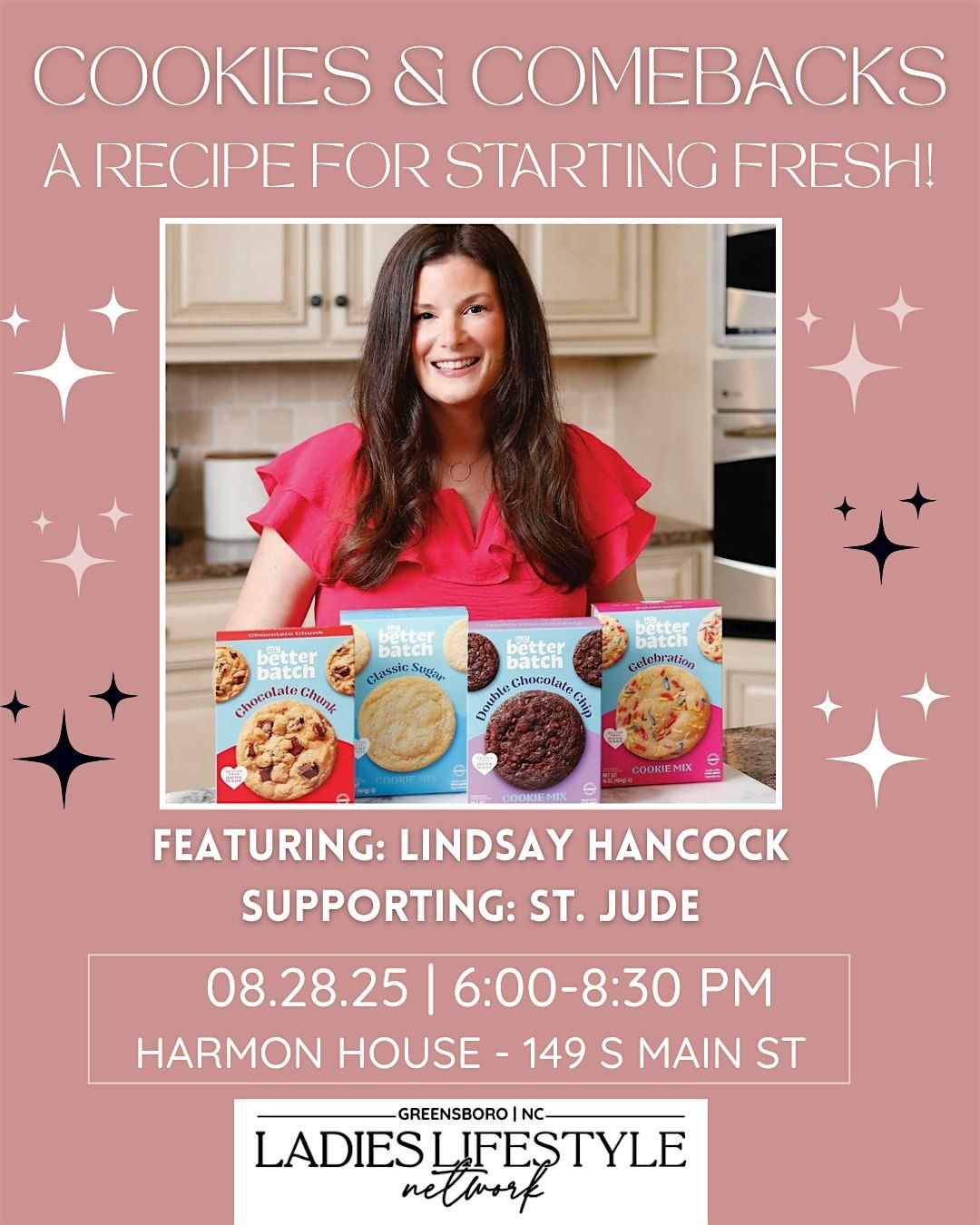 Cookies & Comebacks: A Recipe for Starting Fresh!, 28 August | Event in Kernersville | AllEvents