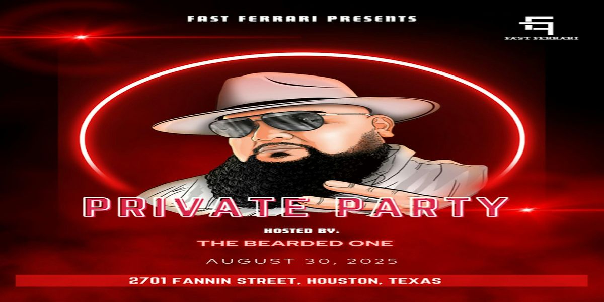 BEARDEDONE PRIVATE EVENT @ Fast Ferrari, 30 August | Event in Houston | AllEvents