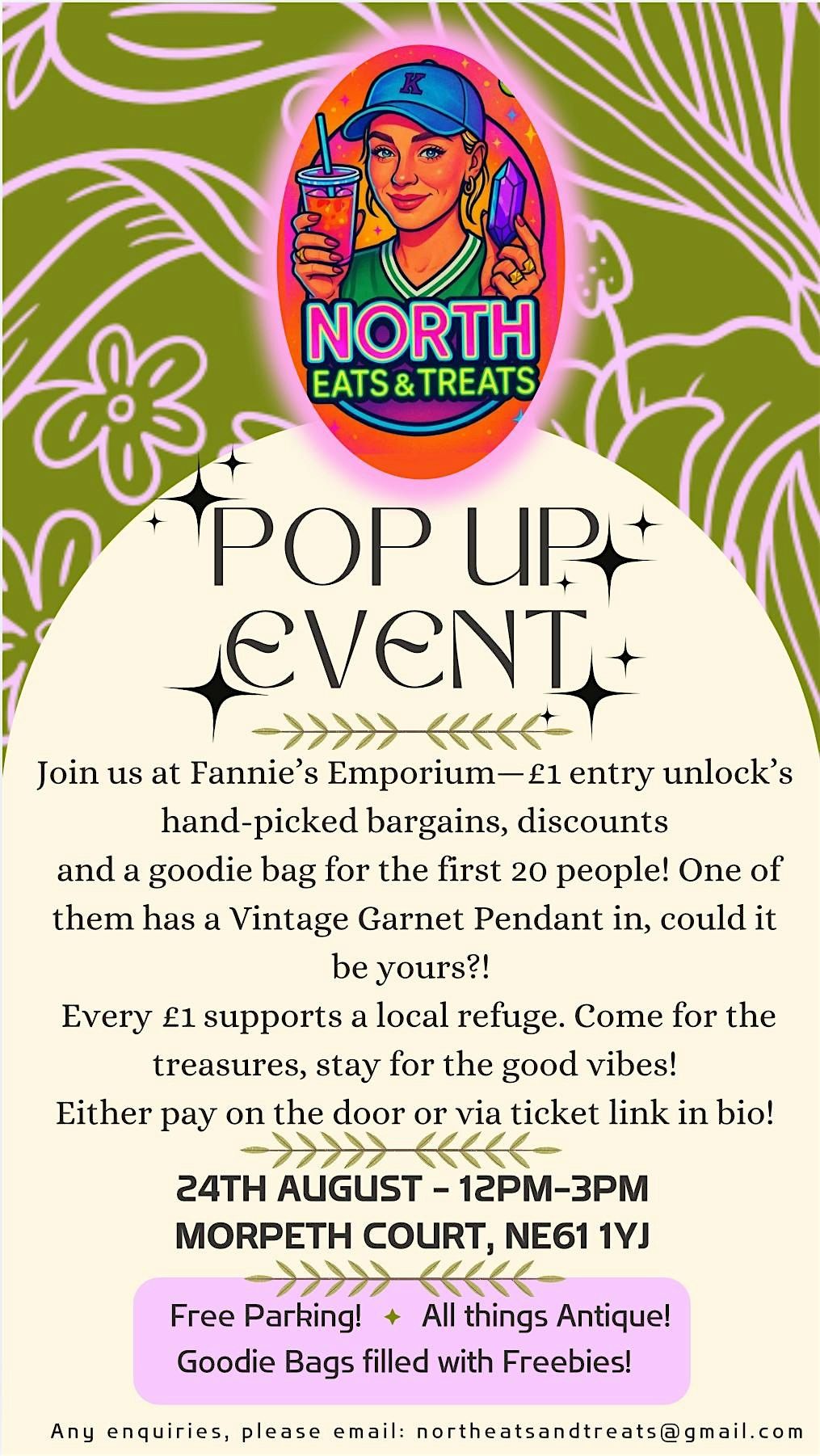 Pop Up Event - Fannie’s Emporium!, 24 August | Event in Morpeth | AllEvents