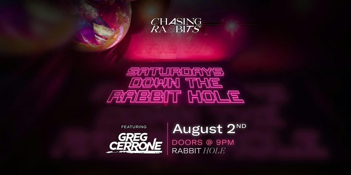 Down the Rabbit Hole feat. Greg Cerrone, 2 August | Event in Vail | AllEvents
