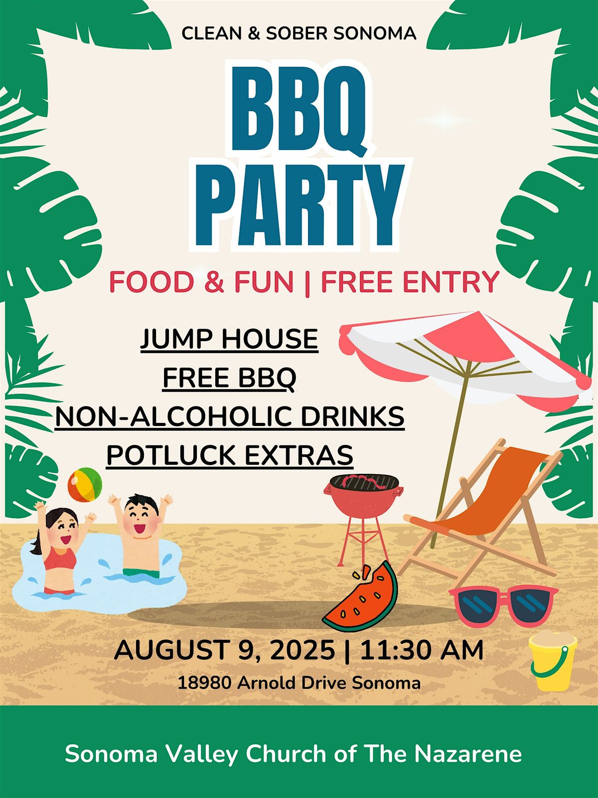 Clean & Sober BBQ Party! | Event in Sonoma | AllEvents