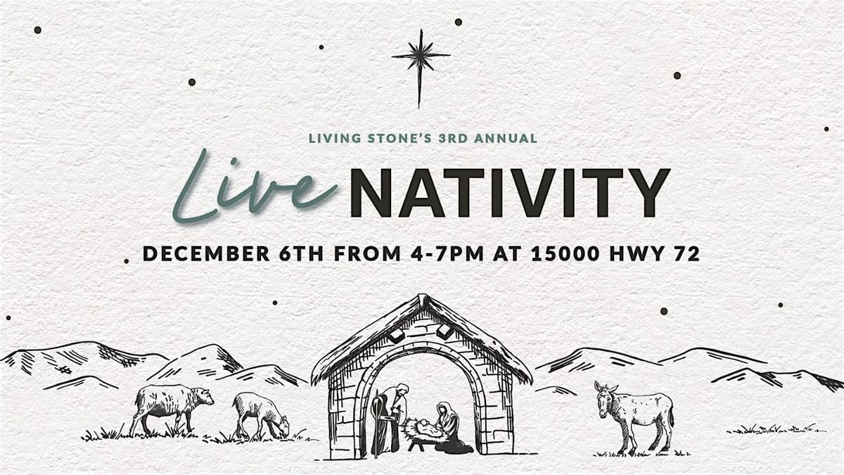 FREE LIVE NATIVITY in Arvada | Drive Thru | Real Animals, Zoo, Campfire, 6 December | Event in Arvada | AllEvents