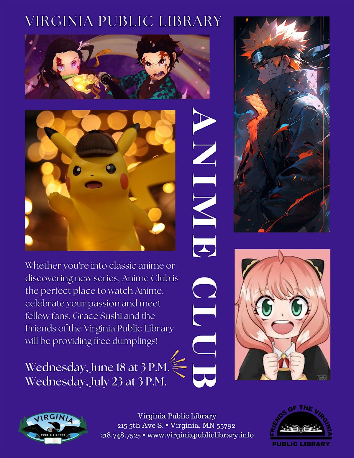 Anime Club, 18 June | Event in Virginia | AllEvents
