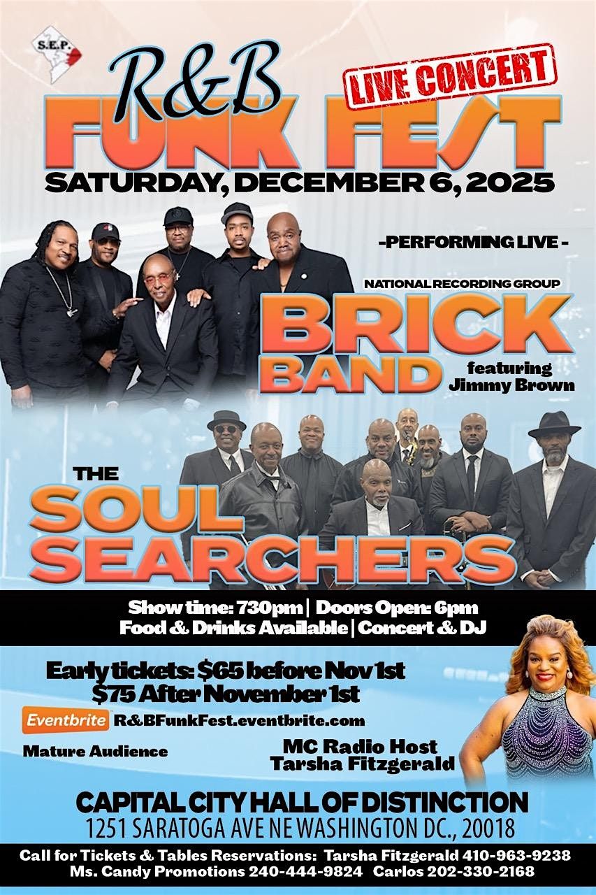 R&B Funkfest, 6 December | Event in Washington | AllEvents