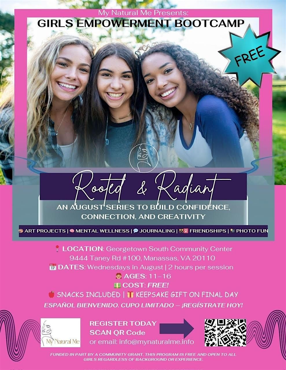 GIRLS EMPOWERMENT BOOTCAMP, 6 August | Event in Manassas | AllEvents