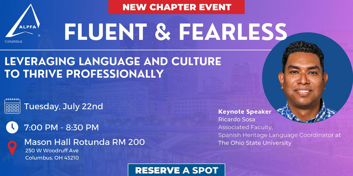 Fluent & Fearless, 22 July | Event in Columbus | AllEvents