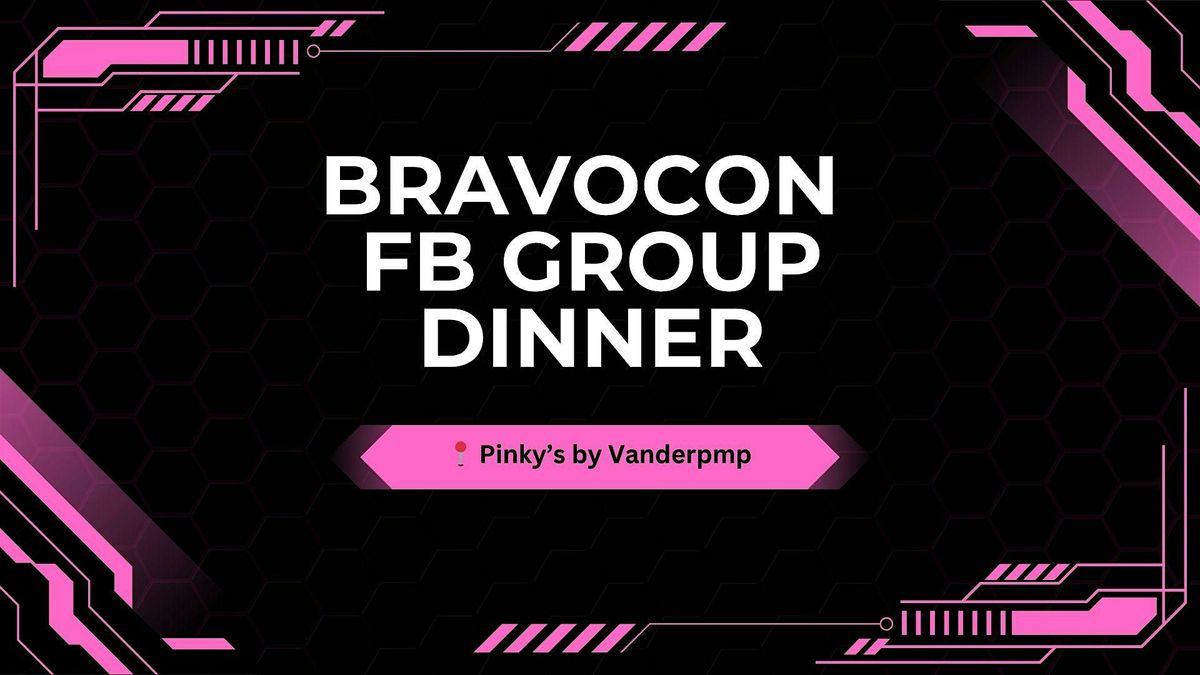 Bravocon FB Group Dinner at Pinky's by Vanderpump, 14 November | Event in Las Vegas | AllEvents