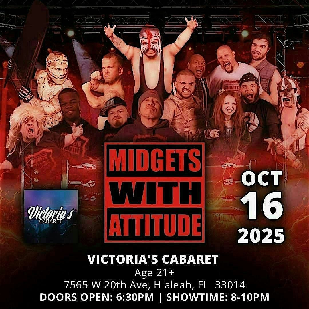Midgets With Attitude Wrestling Oct 16, Victoria's Cabaret, Hialeah, 16 ...