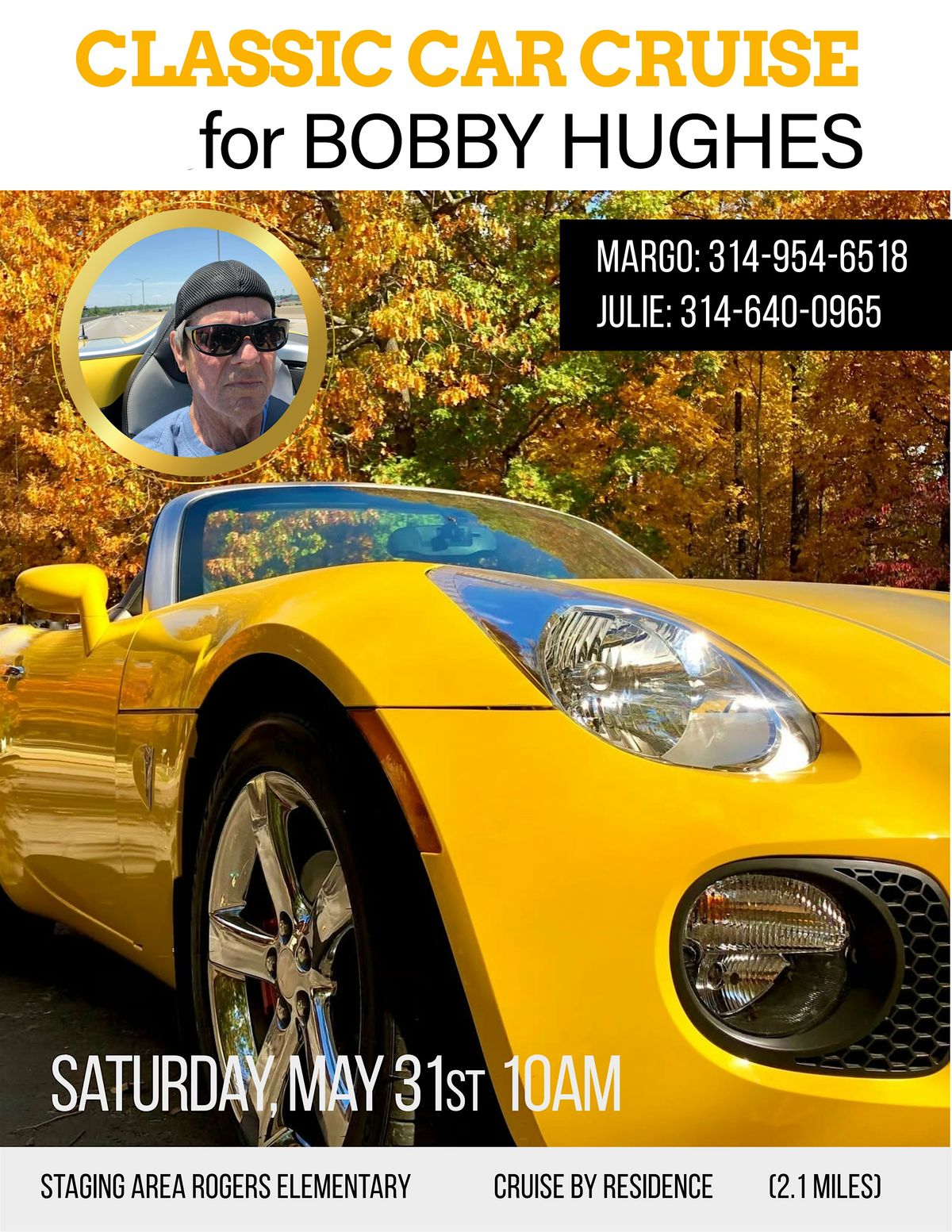 Cruise  for Bobby Hughes, 31 May | Event in St. Louis | AllEvents