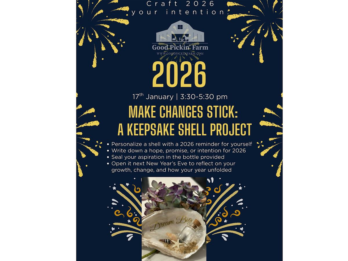 Make changes stick: A Keepsake Shell Project, 17 January | Event in Westford | AllEvents