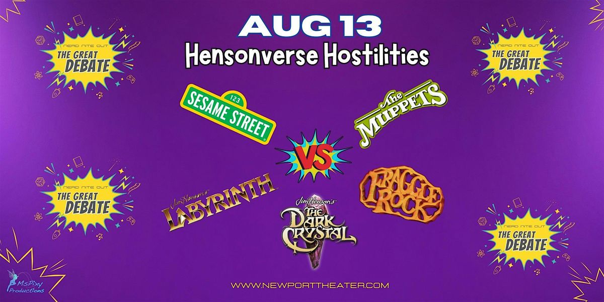 The Great Debate: Hensonverse Hostilities | Event in Chicago | AllEvents