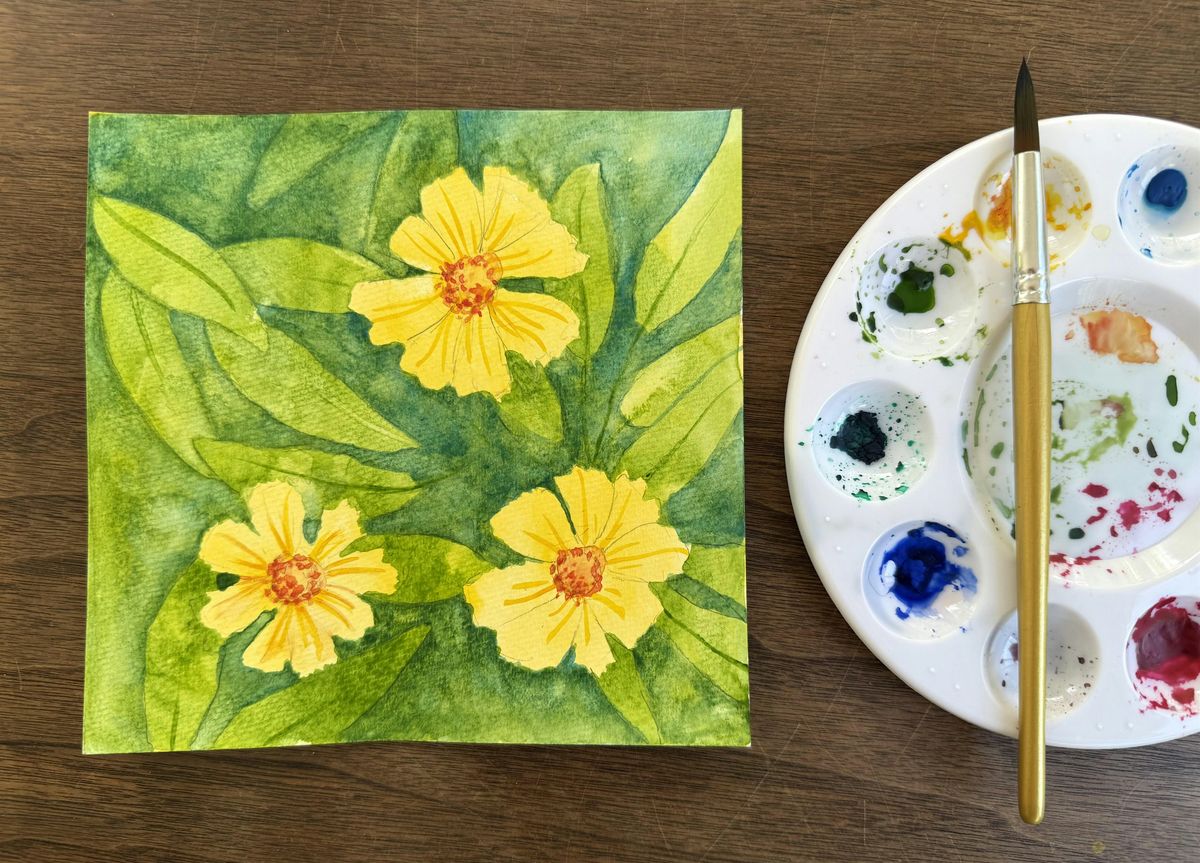 Watercolor - Wildflowers, 16 May | Event in Orlando | AllEvents