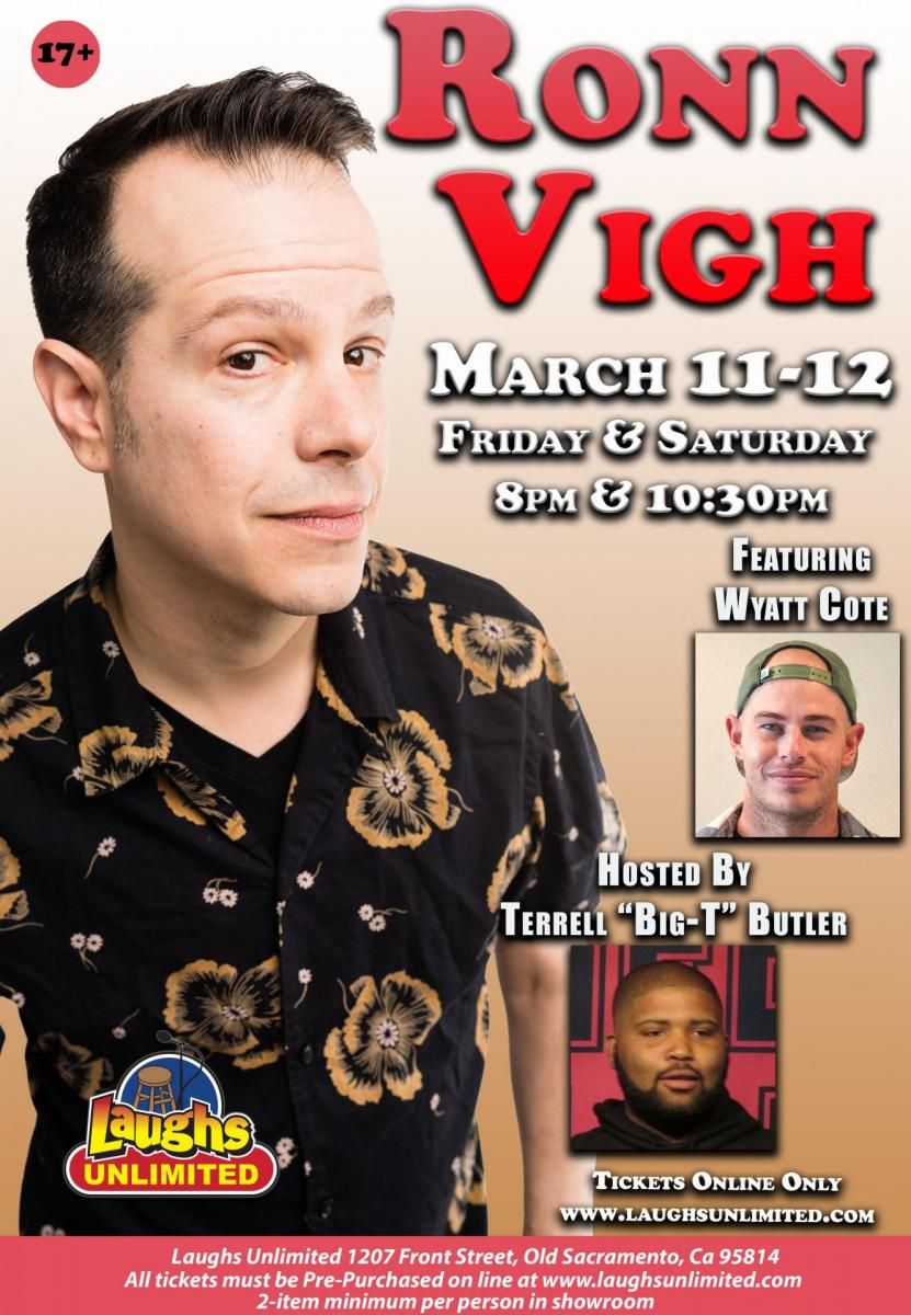 Ronn Vigh at Punch Line San Francisco, 11 June | Event in San Francisco | AllEvents