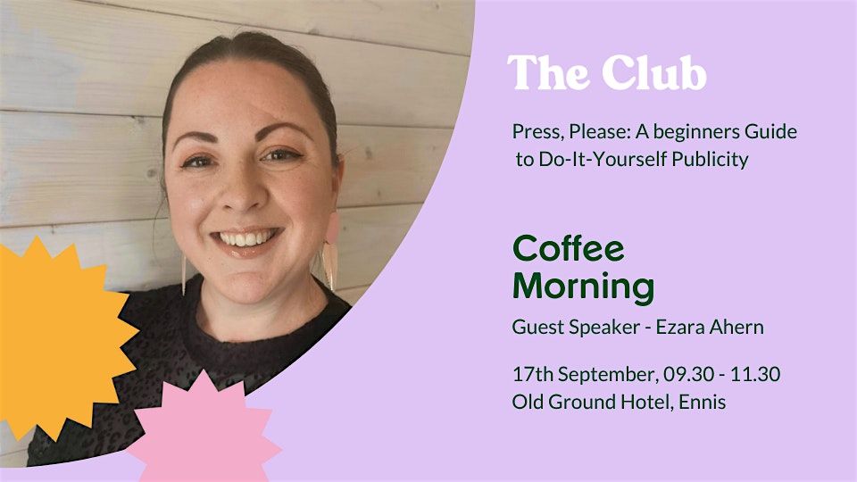 The Club Coffee Morning, 17 September | Event in Ennis | AllEvents